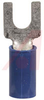 Terminal, Spade Tongue, 16-14AWG, Blue,Stud Sz 6 - 70084094 - Allied Electronics, Inc.