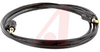 Patch Cord, Miniature Stacking Banana Plug Each End, 20 AWG, Black, 60