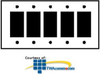 Leviton Residential Grade Standard Size Wallplate - 80423 - TelephoneStuff.com