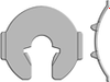 EL - External Bowed Locking Ring. > EL-H - External Bowed Locking Ring ~ Stainless Steel Disc Springs -- EL-0009-H - Image