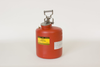Eagle Red HDPE 5 gal Safety Can - 18 1/2 in Height - 12 1/2 in Overall Diameter - 048441-23651 - 048441-23651 - R. S. Hughes Company, Inc.