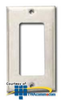 Leviton Metal 1 Gang Decora/GFCI Wallplate - 84401 - TelephoneStuff.com