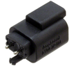 AT RECEPTACLE,2 PIN (NICKEL) PCB,BOARD MOUNT,POTTING,BLK -- 53-AT04-2P-BM04 - Image