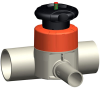 Valves - Plastic-Valves - diaphragm-Valves - 3-way-diaphragm-Valve -- 167519101 - Image