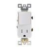 Combination Single Pole Decorative Switch & 15A Tamper Resistant Decorative Outlet - 72215 - Suzhou Ele Mfg Co., Ltd.
