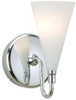 WS61-G611WT/CH Sconces-Single Glass - 699585 - Capital Lighting, Inc.