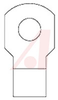 Krimptite Ring Tongue Terminal Flag for10-12 AWG Wire, Stud Size 10 - 70090823 - Allied Electronics, Inc.