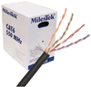 CAT6 PVC RISER CMR BLACK 1K PULL BOX 550 MHz -- 30-60013-BLACK