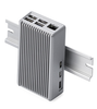DIN RAIL MOUNT Raspberry Pi 5 HEATSINK CASE -- RPHD-5 Series - Image