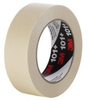 3M 101+ Tan Masking/Painter's Tape - 12 mm Width x 55 m Length - 5.1 mil Thick - 68706 -- 051115-68706 - Image