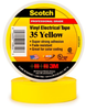 Scotch® Professional Grade Color Coding Vinyl Electrical Tape 35 -YELLOW - 1/2