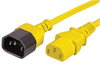 Power Cord, Iec 60320 C14-Iec C13, 1M; Connector To Connector Pro Elec - 70AJ6501 - Newark, An Avnet Company