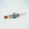 Thermocouple-Power Feedthrough, 1 Pair, Type C, w/ Miniature TC Connector, 5000 Volts, 50 Amps, 2 Pins, 1″ Baseplate - A5239-2-BP - MPF Products, INC.