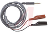 Test Clip; Brass; PVC; Vinyl; 22 AWG; 36 mm; 0.18 in.; Gray; 5 A; degC (Max.) - 70198236 - Allied Electronics, Inc.