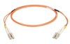 Multimode, 50-Micron Duplex Fiber Optic Cable, PVC, LC-LC, 1-m (3.2-ft.) - EFN6020-001M - Visual Sound, Inc.