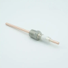 Power Feedthrough, 12,000 Volts, 180 Amps, 1 Pin, 0.25″ Copper Conductor, 0.5″ NPT Fitting - A0003-1-NPT - MPF Products, INC.