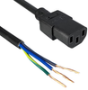 Power Cord, Iec C13-Free End, 3M, 10A; Connector Type A Qualtek Electronics - 17B6567 - Newark, An Avnet Company