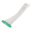 25+25 Pos. Female DIL 28 AWG Cable Assembly, 150mm, single-end, Screw-Lok - G125-FC25005F1-0150L - Harwin Plc