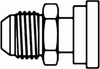 JIC to No Braze Flange Straight - NB6840-24-20 - Tompkins Industries, Inc.