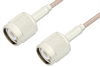 TNC Male to TNC Male Cable 60 Inch Length Using 75 Ohm RG179 Coax - PE3430-60 - Pasternack