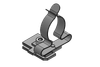 EMC Shield Clamps for C Section Rails C30- with or without Integrated Strain Relief - 36259.100 - icotek Corp