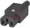 Plug Assembly, Power; 10 A; 250 VAC; 10000 Megohms (Min.); Nylon; 18 AWG - 70133309 - Allied Electronics, Inc.