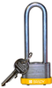 Yellow Key Retaining Steel Padlock - 123247 - Brady Corporation