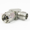 RA 2.92mm Male (Plug) to 2.4mm Female (Jack) Adapter, Passivated Stainless Steel Body, 1.4 VSWR - SM3188 - Fairview Microwave Inc.
