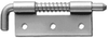 Hinges, Latch Hinges - Spring Latches - H9295RH-32 - H.A. Guden Co., Inc.