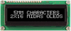Display, Oled, Cob, 16X2, White On Black; Character Count X Line Midas - 24AC5000 - Newark, An Avnet Company