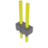 Headers, Male Pins - 612-MTSW-102-08-L-S-285-ND - DigiKey