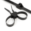 HellermannTyton DCT90HIRK2 Heavy Duty Dual Loop Tie, 150lb, 13