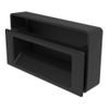 Flush Pull, 4.8 - 6.3 mm  Door thickness, Screw Mount, UL94-HB, ABS Plastic, Black - P1-30-107-11 - Southco