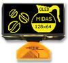 Oled, 128X64, Tab, Yellow, Multi I/f; Resolution Midas - 99W1294 - Newark, An Avnet Company