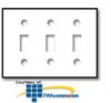Leviton 3-Gang Toggle Switch Wallplate - PJ3 - TelephoneStuff.com