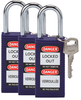 Purple Long Body Safety Padlocks - 123421 - Brady Corporation