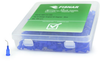 Fisnar QuantX™ 8001161-500 45° Angled Blunt End Needle Blue 0.5 in x 22 ga - 8001161-500 - Ellsworth Adhesives