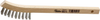 Small Hand Wire Scratch Brush, Stainless Steel Fill, Wood Block, 2 x 9 Rows - 95013 - Weiler Abrasives