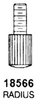 RADIUS INDICATOR CONTACT - 18566 - Flexbar Machine Corporation