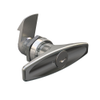 Quarter-Turn Cam Latch, Key Locking  T-handle, 23mm  Grip, Not Sealed, Zinc Alloy, Chrome Plated, Bright - E5-9-622-520-13 - Southco