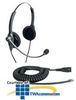 VXI Passport 20P Monaural Noise-Canceling Headset with.. - PASSPORT-20P-6 - TelephoneStuff.com