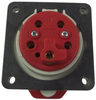 Socket, Panel Mount, 400V, 3P+N+E Way; Current Rating Walther - 68C5558 - Newark, An Avnet Company