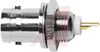 Connector, Broadcast;75 Ohms;Bulkhead;BNC;Gold;Female;Brass;PTFE;Gold - 70197158 - Allied Electronics, Inc.