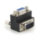15-pin HD (M) to 15-pin HD (F) Right-Angle Adapter - AD-GM/GF/RA - Visual Sound, Inc.
