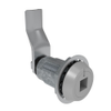 Vise Action® Compression Latch, Large Size, 8 mm Square Recess, Zinc Alloy, Powder Coat, Silver, 37 mm  Grip - E3-2719-117 - Southco