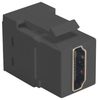 Hdmi Keystone Coupler, Rcpt, Blk; Audio Video Connector A L-Com - 37X5930 - Newark, An Avnet Company