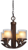 Mini Chandeliers-Glass Shade - 340250 - Light Center (The)