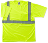 Ergodyne Glowear 8289 Green Polyester High-Visibility & Reflective Shirt - T-Shirt - ANSI Class 2 Rating - Fits 34 to 36 in Chest - 720476-21502 - 720476-21502 - R. S. Hughes Company, Inc.