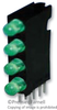 Indicator, Led Pcb, 4Led, 3Mm, Green, 5V; Led Color Dialight - 30K4188 - Newark, An Avnet Company