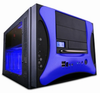 Apevia X-QPACK2 Portable 3 Window Case - Blue - 110079 - Xoxide